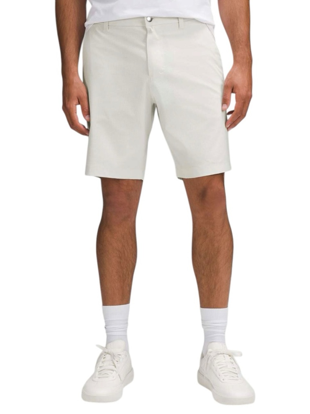 Lululemon ABC Classic-Fit Short 9" Bone / Cream WovenAir Sz 38